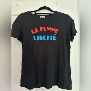 Suburban Riot Graphic Tee “La Femme Liberte”